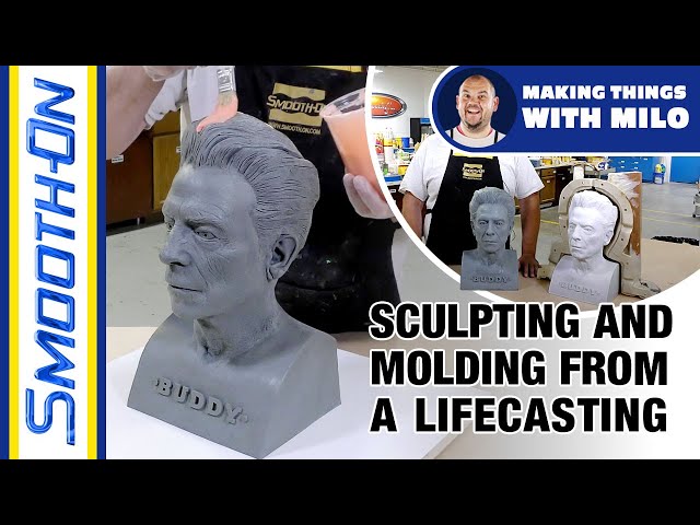 How To Create a Sculpture From a Lifecasting - Sculpting, Mold Making and Casting Tutorial