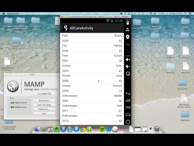 Demo of CRUD operations