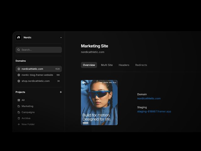 Introducing Advanced Hosting in Framer