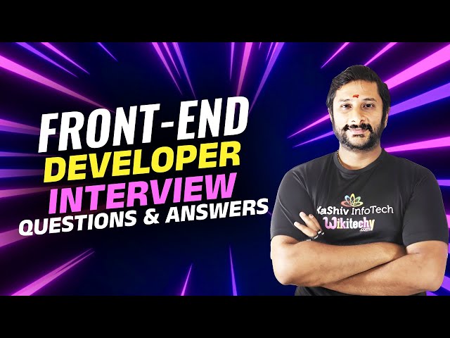 🔥Top 10 Front End Interview Questions |  Front End interview questions and answers #frontend