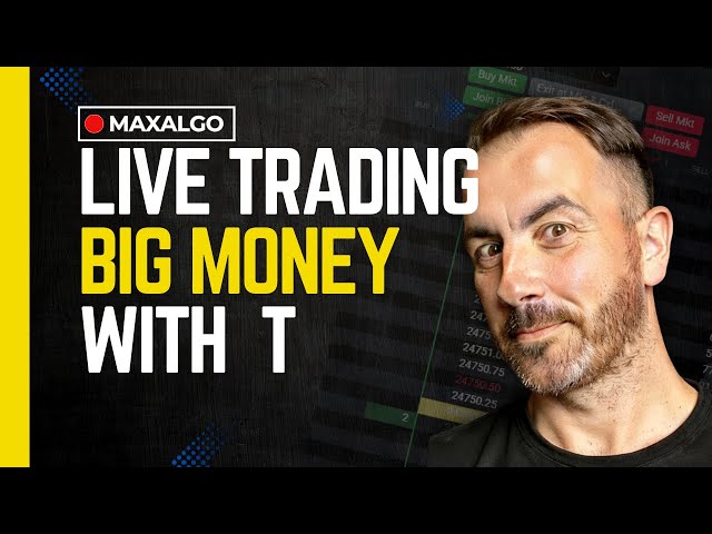 Live Trading with T-  Big Money Zones (Nasdaq & GOLD)