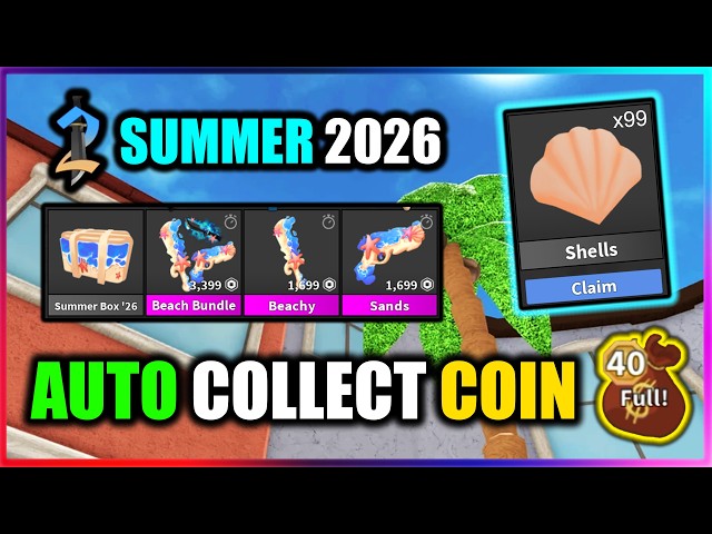 [🐚Summer 2026] Murder Mystery 2 Script - AUTO COLLECT COIN