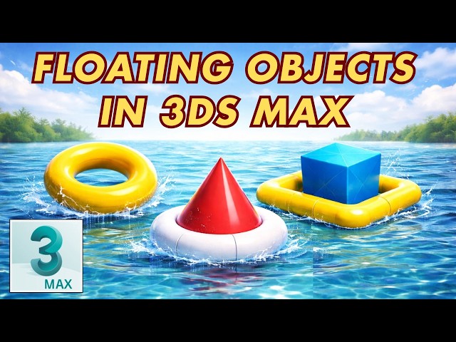 3ds Max | Floating objects | 3ds Max Tutorials