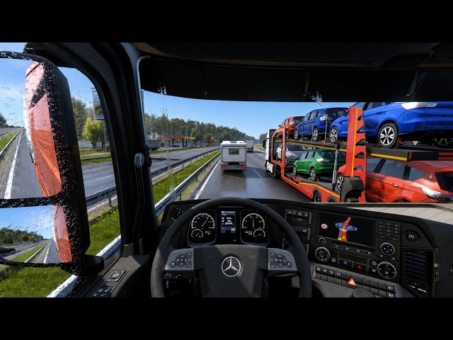 4K Realistic Ultra Graphics v1.60 Mercedes-Benz | Euro Truck Simulator 2 Snowymoon Mod Full Gameplay