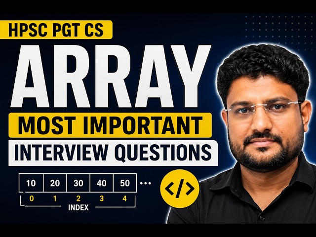Array Based Questions | Interview Preparation