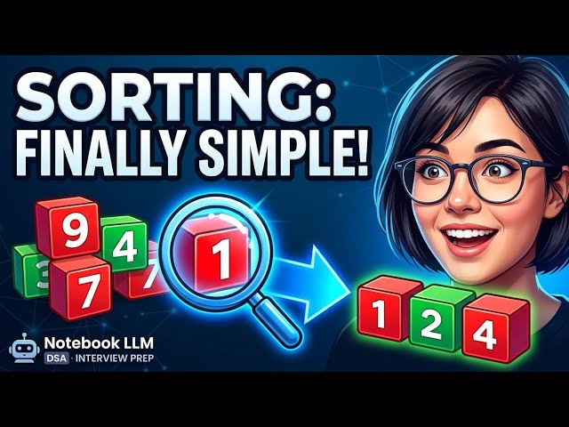 Selection Sort explained in 5 mins