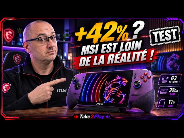 MSI Claw 8 AI+ Review: Only +42%? MSI is far from reality!