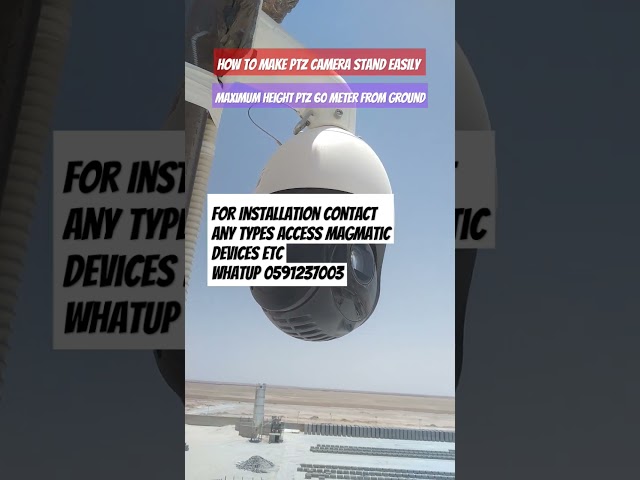 Installation PTZ Camera very long distance #nvr#how_to_installation_ptz_ #hikvision  #nvrchannel