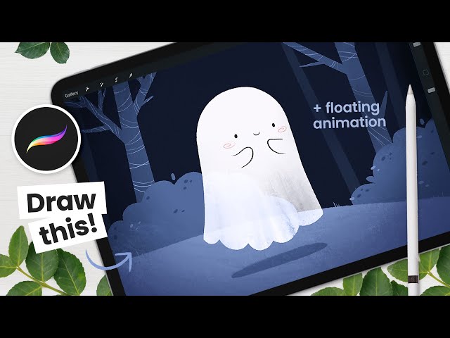 How To Draw A Floating Ghost • Procreate Animation Tutorial