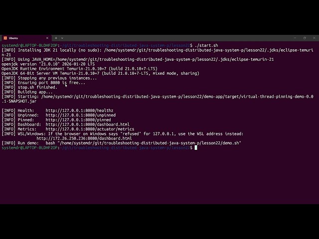 Day 22: Virtual Threads and Thread Pinning Diagnosis