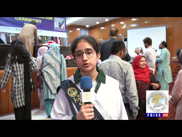 MARYAM KHAN || 1ST POSITIONG || SCIENCE GROUP || MARKS 1096 || SSC-II || FBISE