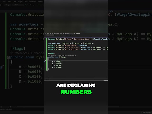 When's the last time that you used binary in CSharp?
