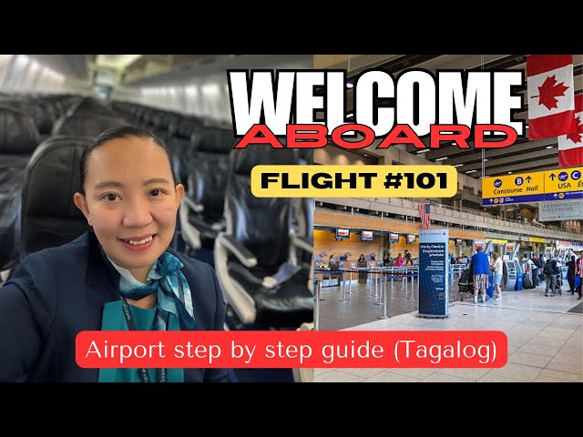 Airport step by step process | Tagalog Travel Guide| Mga dapat gawin sa Airport