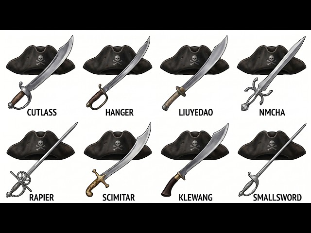 Every Major Sword Used by Pirates Explained in Detail