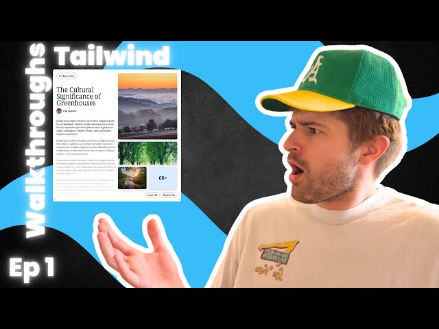 Tailwind CSS Mastery – Build a Full Article Website Page