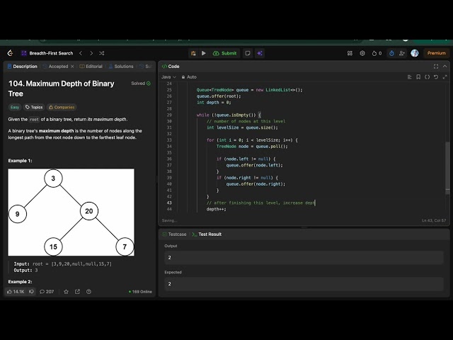 104. Maximum Depth of Binary Tree | LeetCode