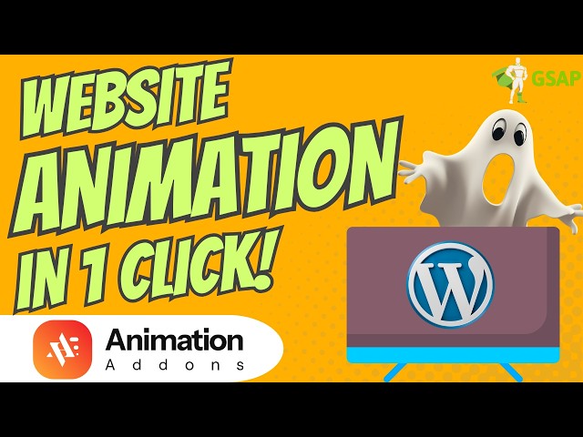 Animation Addons : The First Complete Animation Plugin for WordPress