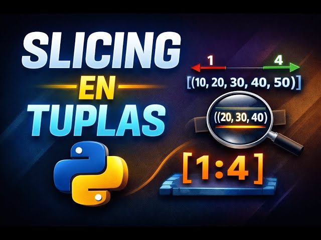 Slicing en tuplas de Python explicado desde cero