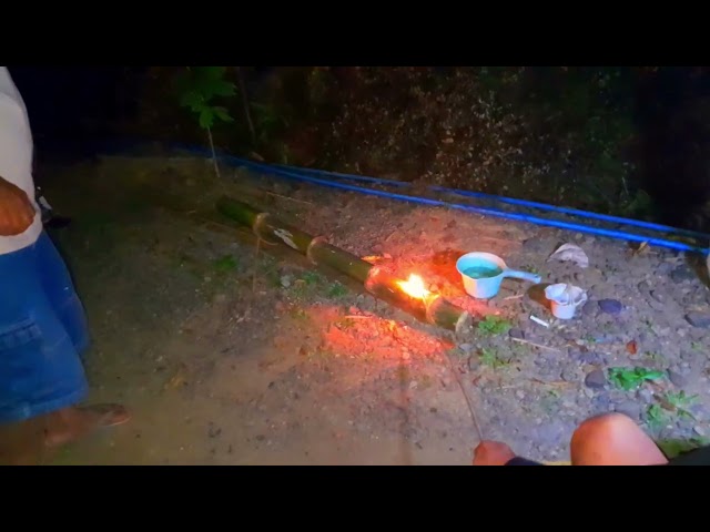 Insane Filipino Fireworks Bangin' Bamboomsticks in Batac for 2026 New Year!