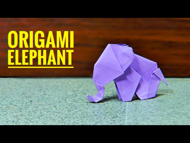 Origami Elephant | Origami Animals | Origami tutorial | Paper craft