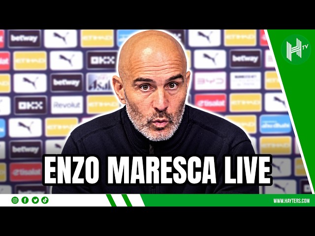 LIVE | Enzo Maresca press conference | Aston Villa v Man City