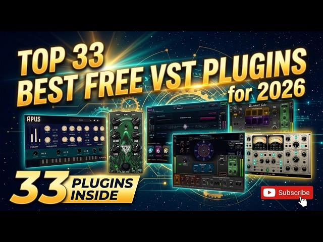 Top 33 BEST FREE VST Plugins for 2026