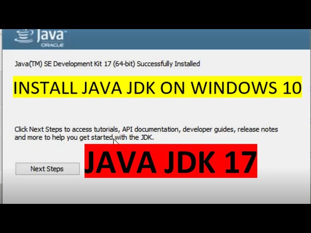 Install Java JDK on Windows 10 | Java JDK 17