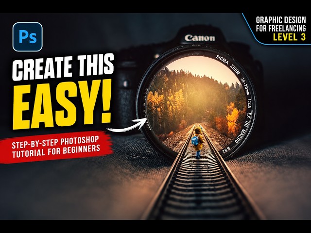 Can You Create This in Photoshop? | Easy Image Manipulation for Beginners #photoshop #graphicsdesign