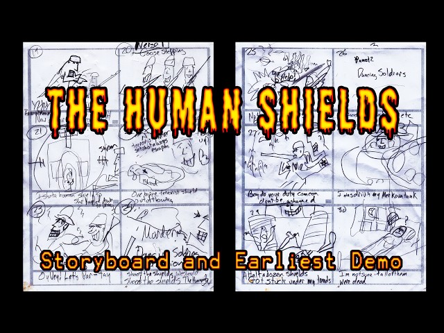 Earliest Demo Version - The Human Shields - A Song for the IDF - Plus Storyboard