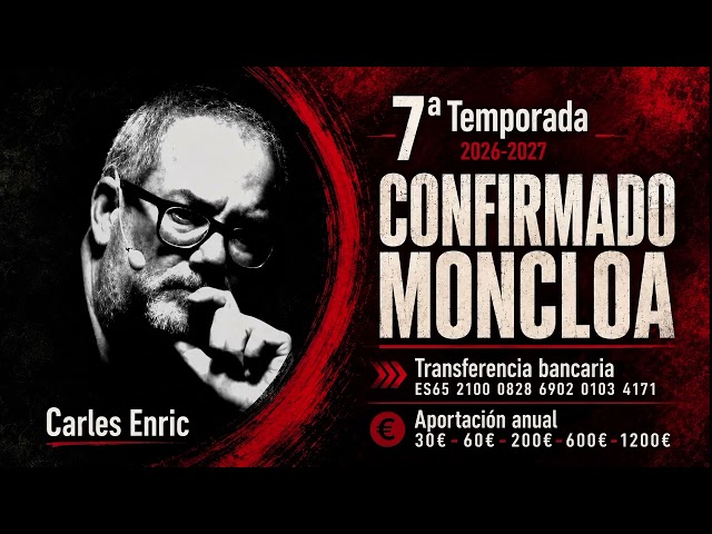 Sánchez, alta traición a España. Iniciativa de VOX debe ser impulsada por PP 10/8 Confirmado Moncloa