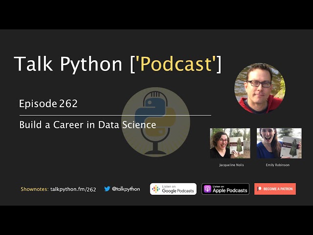 #262 Build a career in data science