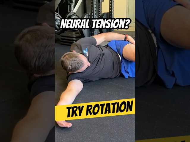 Neural Tension? try SCIATIC NERVE Flossing in ROTATION