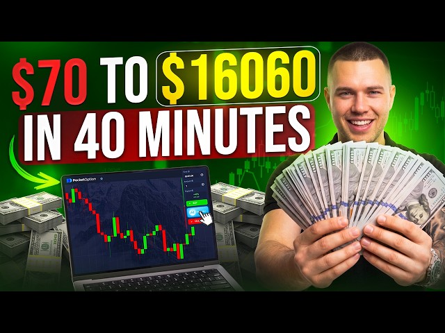 How I Turned $70 Into $16,000+ With This Method | Pocket Options | Binary Option