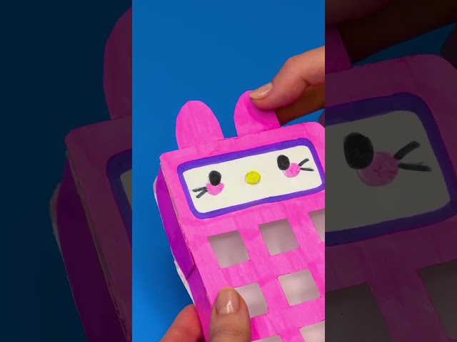 Dad is a Craft Master! 📲 DIY Paper Phone Activity for Kids #kidsvideo