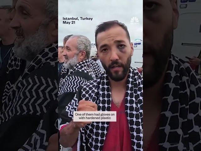 Deported Gaza flotilla activists allege abuse while detained in Israel