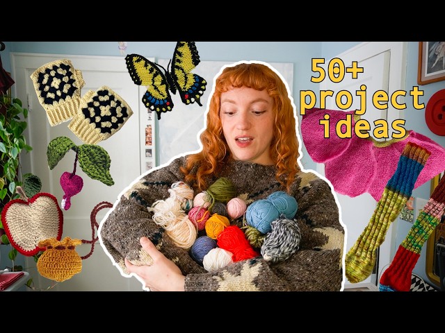 small scrap yarn project ideas 🧶 whimsical patterns to knit + crochet
