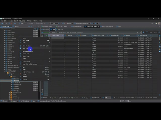 EXEUTE SQL SERVER SCRIPT TO CREATE DATABASE