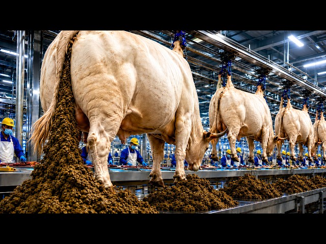 Inside the Cow Manure Bait Factory | From Fresh Dung to High-Performance Fishing Pellets