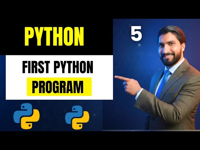 #5 First Python Program 🔥 | Hello World in Python | Print Function Explained (Hindi)