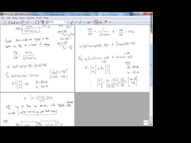 ee3050Fa13w7L3 TransferFcnToStateSpaceAndViceVersa