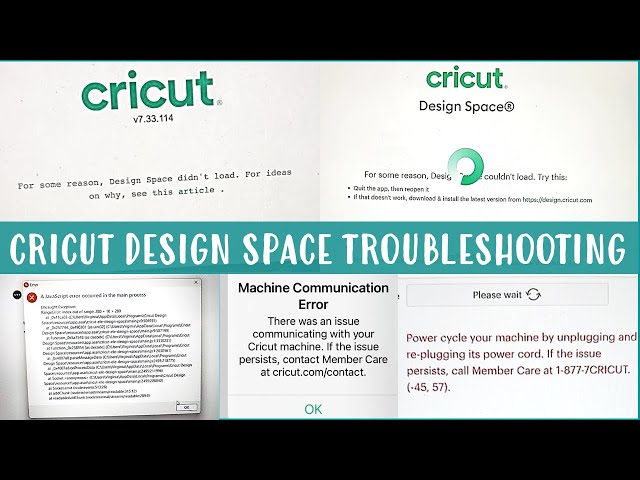 SOLVED: Fix Common Cricut Design Space Software Errors | Troubleshooting Guide for Windows Users