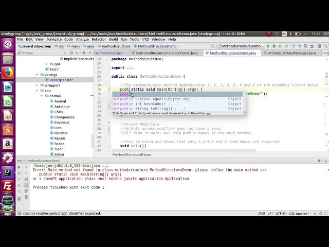 Oracle Certified Associate Java Programmer Study. Chapter 4 Video 1