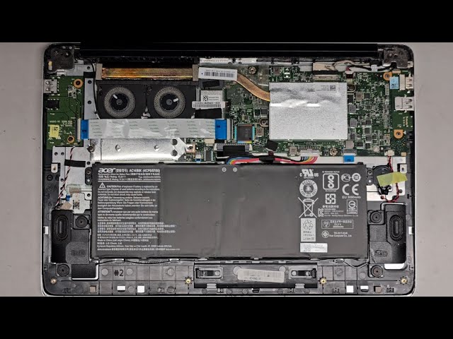 Acer Swift 3 SF314-51-57CP Disassembly No RAM SSD Hard Drive Upgrade Battery Replacement Repair