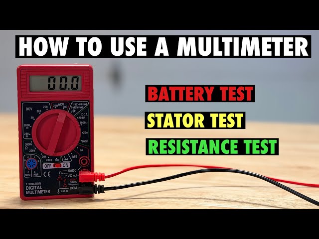 How To Use A Multimeter For Beginners  - 12v Battery Test / Load Test