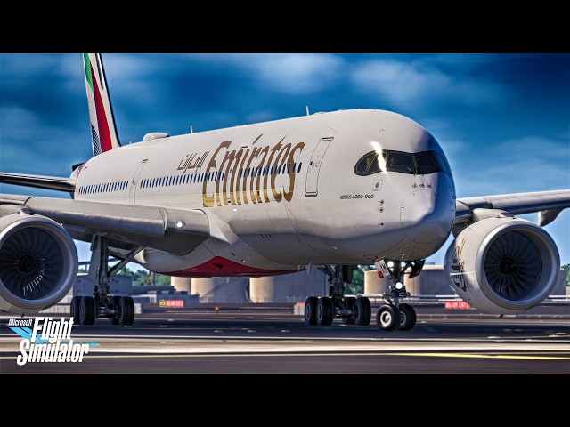 Emirates A350: Dubai to Cape Town | Full Flight | MSFS 2024