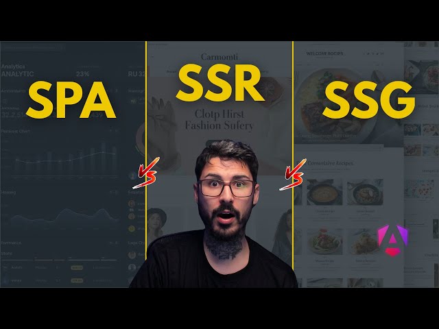 Angular: SPA vs SSR vs SSG - Qual a Melhor Escolha para seu Projeto?