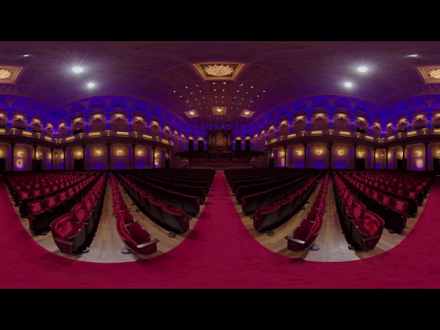 De nieuwe verlichting van de Grote Zaal in 360-graden
