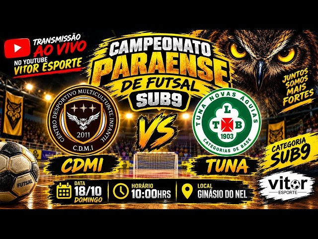 FULL GAME | CDMI VS. TUNA | PARAENSE UNDER-9 CHAMPIONSHIP | FUTSAL