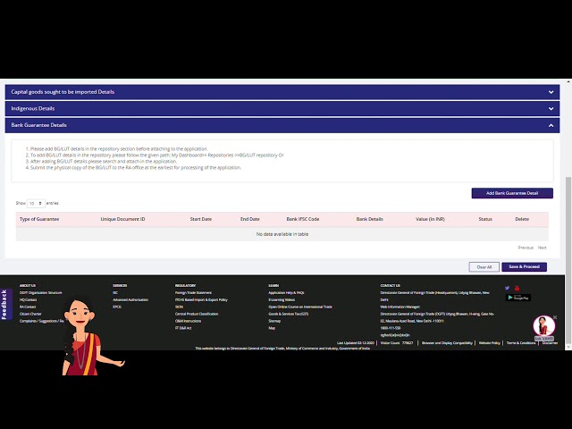 Demo on How to Apply for Export Promotion Capital Goods(EPCG) on the DGFT e-Platform