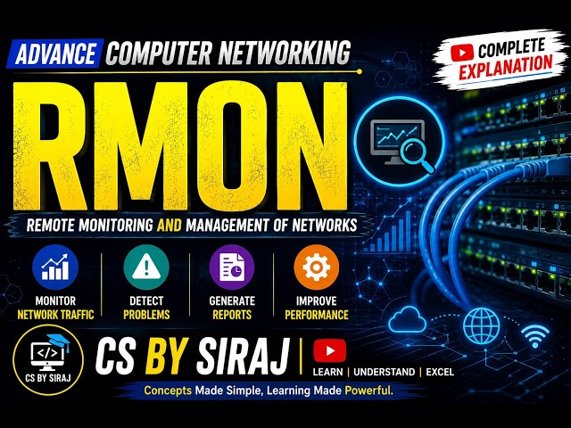 RMON (RMON-1 & RMON-2) in Advance Computer Network || CS By Siraj || #trending #education #csbysiraj